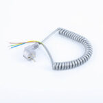 European Plug Spring Cable IEC 320 C13 Plug Coiled Cable EU 3-Pin AC Power Cord TOC13 Extension Cord Spring Cable Flexible Cable High Quality Animal Cable - Image 2